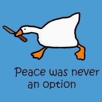 Murder Duck Untitled Duck Game Duck With Knife Meme Tie Dye Hoodie