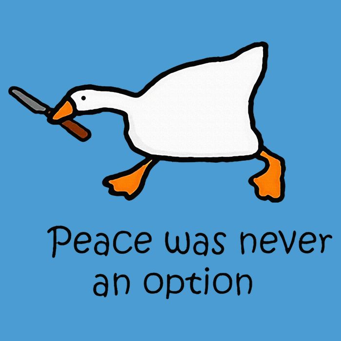 Murder Duck Untitled Duck Game Duck With Knife Meme Tie Dye Hoodie
