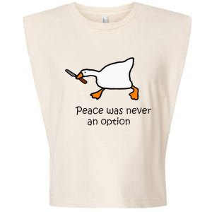 Murder Duck Untitled Duck Game Duck With Knife Meme Garment-Dyed Women's Muscle Tee