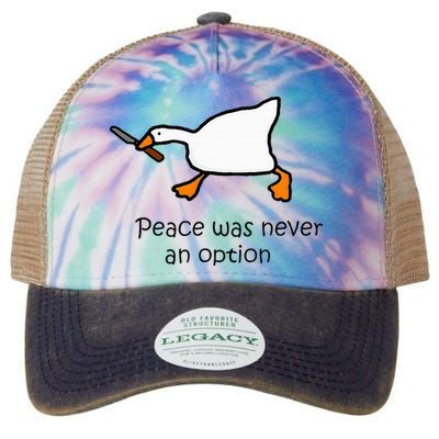 Murder Duck Untitled Duck Game Duck With Knife Meme Legacy Tie Dye Trucker Hat