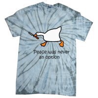 Murder Duck Untitled Duck Game Duck With Knife Meme Tie-Dye T-Shirt
