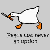 Murder Duck Untitled Duck Game Duck With Knife Meme Tie-Dye T-Shirt