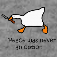Murder Duck Untitled Duck Game Duck With Knife Meme 7-Panel Snapback Hat