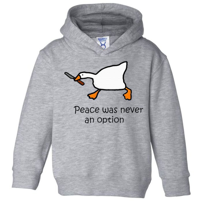Murder Duck Untitled Duck Game Duck With Knife Meme Toddler Hoodie