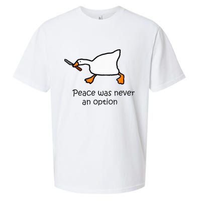 Murder Duck Untitled Duck Game Duck With Knife Meme Sueded Cloud Jersey T-Shirt