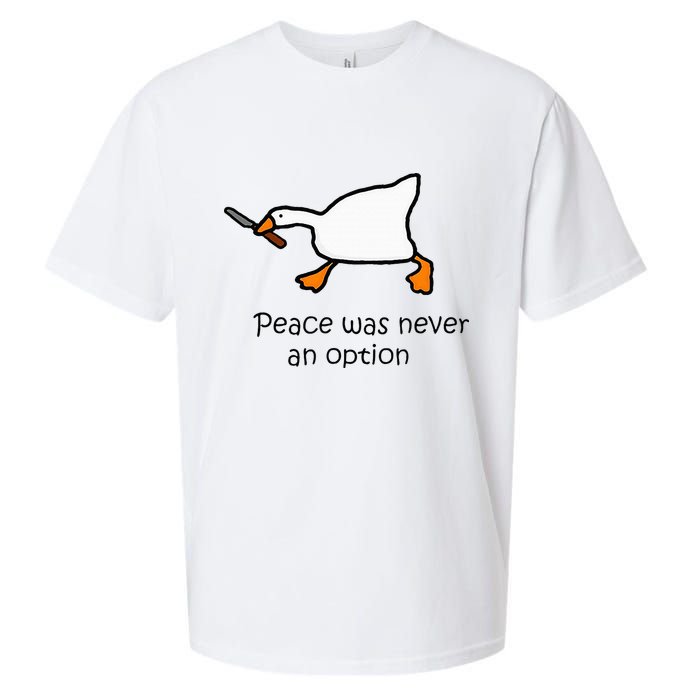 Murder Duck Untitled Duck Game Duck With Knife Meme Sueded Cloud Jersey T-Shirt