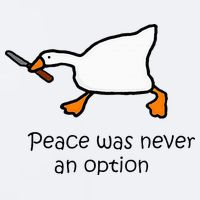 Murder Duck Untitled Duck Game Duck With Knife Meme Sueded Cloud Jersey T-Shirt