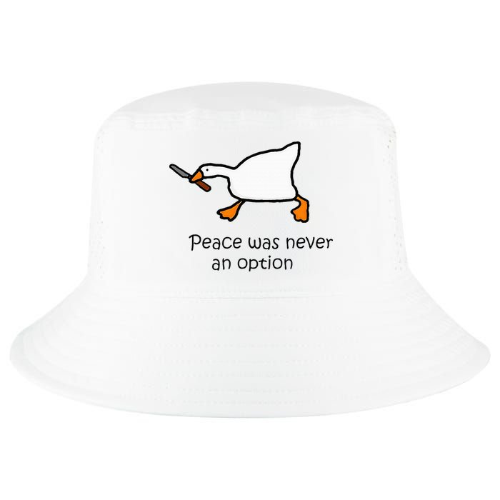 Murder Duck Untitled Duck Game Duck With Knife Meme Cool Comfort Performance Bucket Hat