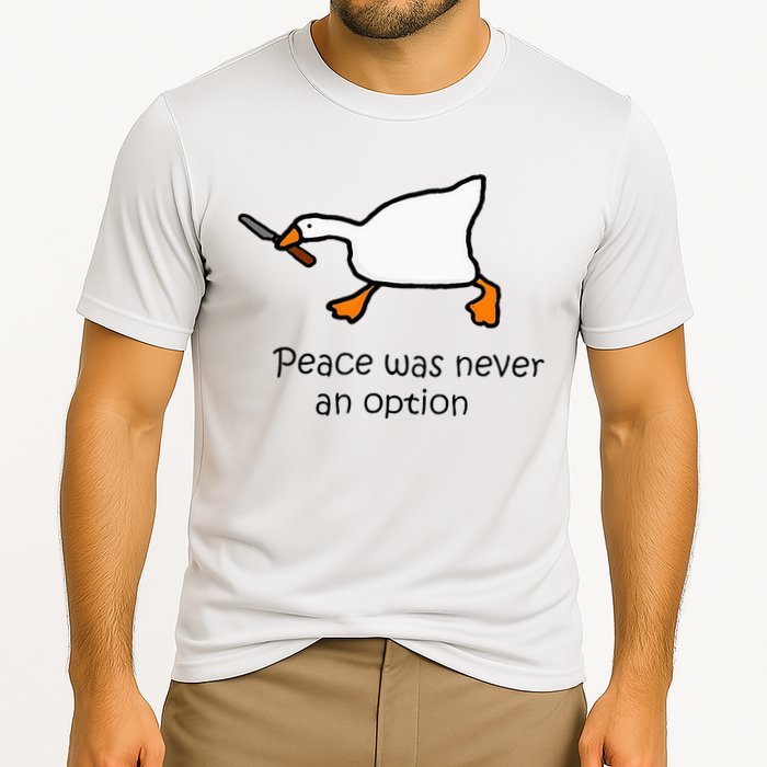 Murder Duck Untitled Duck Game Duck With Knife Meme Performance Shirt