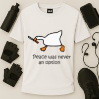 Murder Duck Untitled Duck Game Duck With Knife Meme Performance Shirt