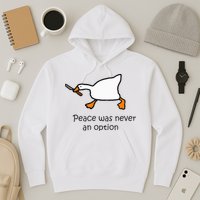 Murder Duck Untitled Duck Game Duck With Knife Meme Hoodie