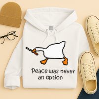 Murder Duck Untitled Duck Game Duck With Knife Meme Hoodie