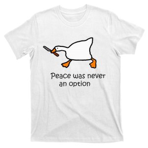 Murder Duck Untitled Duck Game Duck With Knife Meme T-Shirt