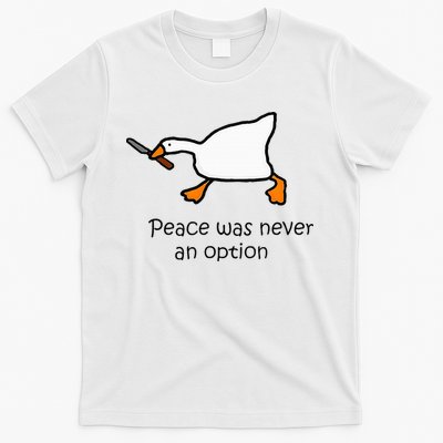 Murder Duck Untitled Duck Game Duck With Knife Meme T-Shirt