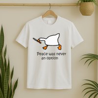 Murder Duck Untitled Duck Game Duck With Knife Meme T-Shirt