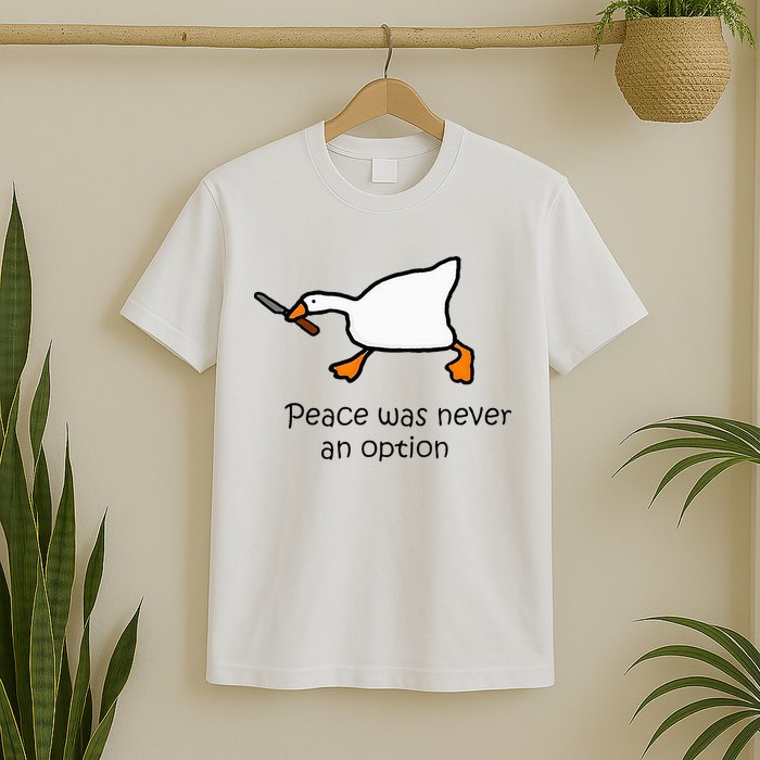 Murder Duck Untitled Duck Game Duck With Knife Meme T-Shirt