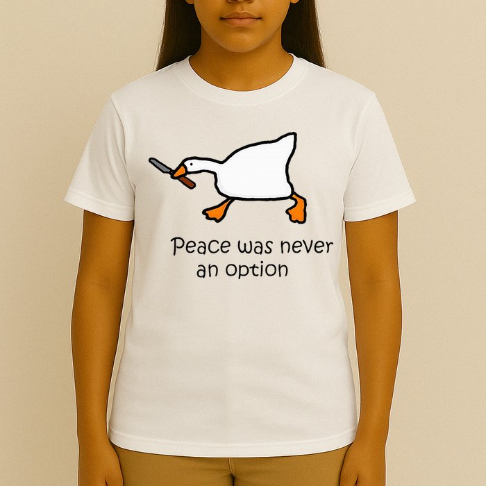 Murder Duck Untitled Duck Game Duck With Knife Meme T-Shirt