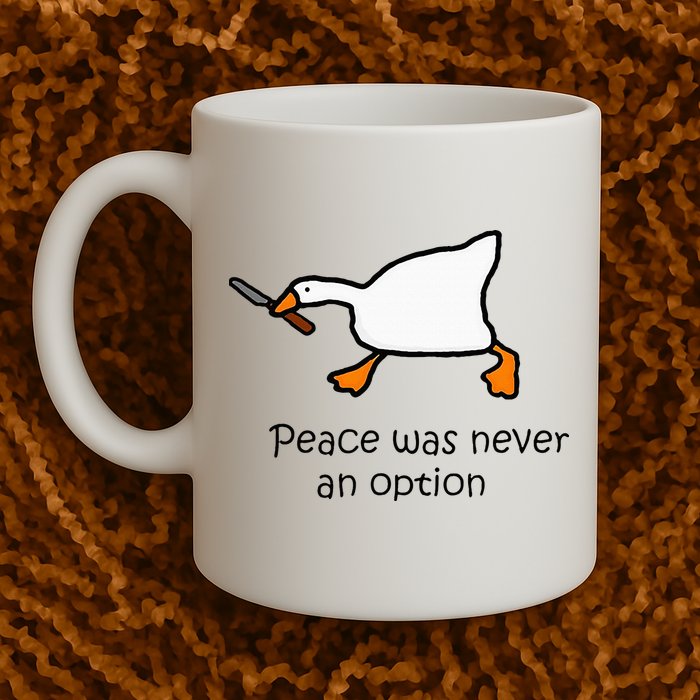 Murder Duck Untitled Duck Game Duck With Knife Meme Mug