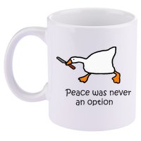 Murder Duck Untitled Duck Game Duck With Knife Meme 11oz C Handle Ceramic Mug
