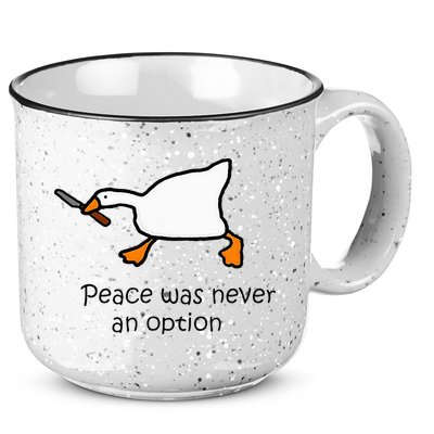 Murder Duck Untitled Duck Game Duck With Knife Meme 15oz Campfire Ceramic Mug