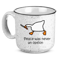 Murder Duck Untitled Duck Game Duck With Knife Meme 15oz Campfire Ceramic Mug