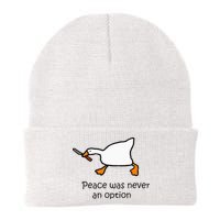 Murder Duck Untitled Duck Game Duck With Knife Meme Beanie