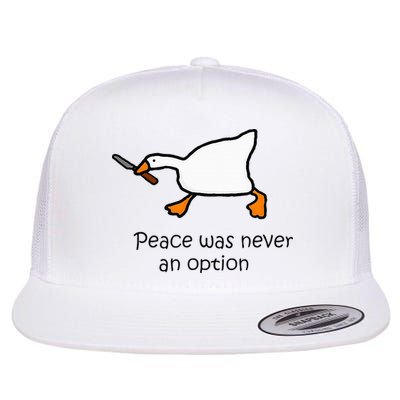 Murder Duck Untitled Duck Game Duck With Knife Meme Flatbill Hat