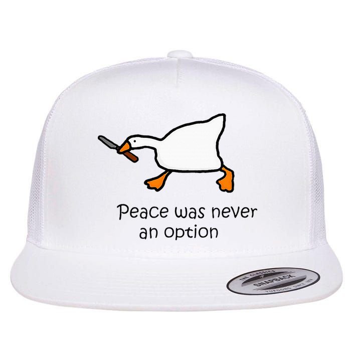 Murder Duck Untitled Duck Game Duck With Knife Meme Flatbill Hat