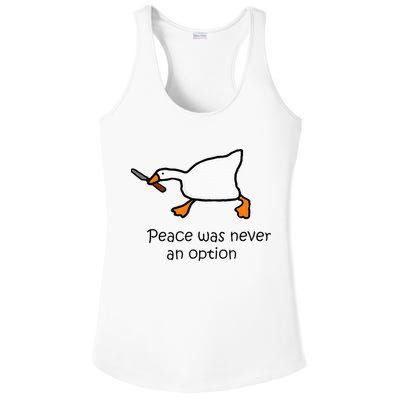 Murder Duck Untitled Duck Game Duck With Knife Meme Ladies PosiCharge Competitor Racerback Tank