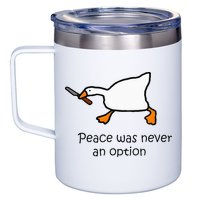 Murder Duck Untitled Duck Game Duck With Knife Meme 12oz Stainless Steel Coffee Mug