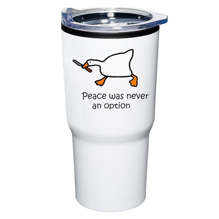 Murder Duck Untitled Duck Game Duck With Knife Meme Tumbler