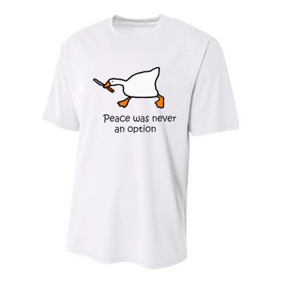Murder Duck Untitled Duck Game Duck With Knife Meme Youth Performance Sprint T-Shirt