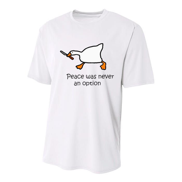 Murder Duck Untitled Duck Game Duck With Knife Meme Youth Performance Sprint T-Shirt