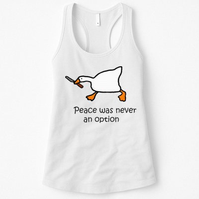 Murder Duck Untitled Duck Game Duck With Knife Meme Womens Tank Top