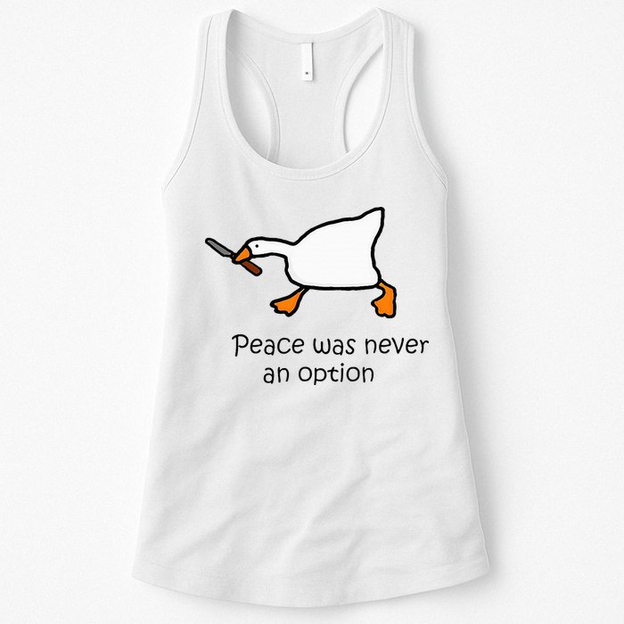 Murder Duck Untitled Duck Game Duck With Knife Meme Womens Tank Top