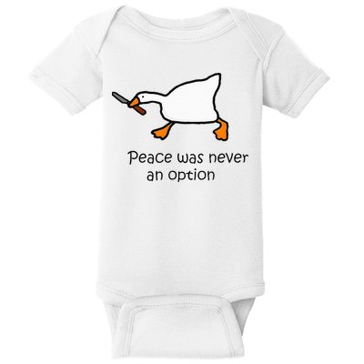 Murder Duck Untitled Duck Game Duck With Knife Meme Baby Bodysuit