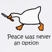 Murder Duck Untitled Duck Game Duck With Knife Meme Baby Bodysuit