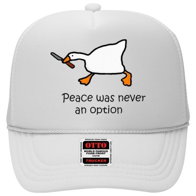 Murder Duck Untitled Duck Game Duck With Knife Meme Trucker Hat