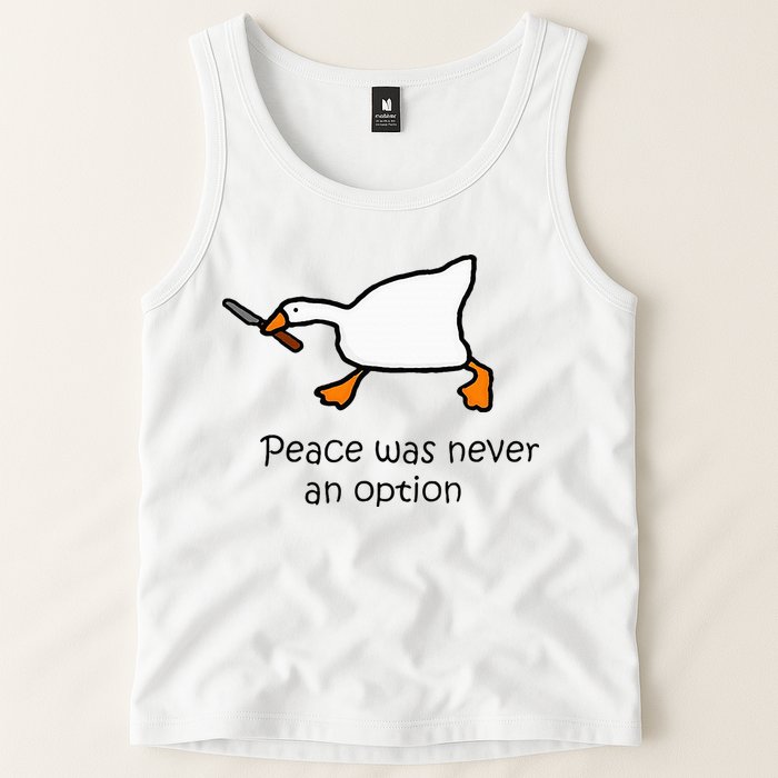 Murder Duck Untitled Duck Game Duck With Knife Meme Tank Top