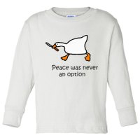 Murder Duck Untitled Duck Game Duck With Knife Meme Toddler Long Sleeve Shirt