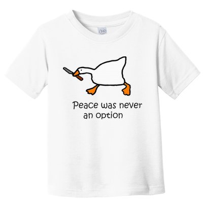 Murder Duck Untitled Duck Game Duck With Knife Meme Toddler T-Shirt