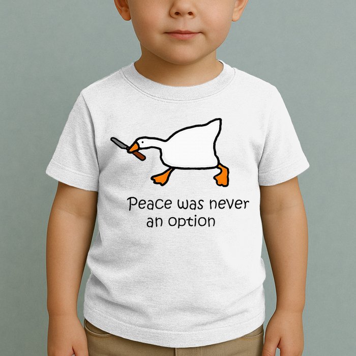 Murder Duck Untitled Duck Game Duck With Knife Meme Toddler T-Shirt