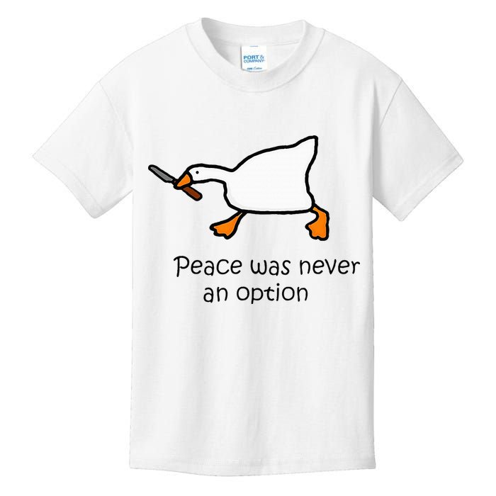 Murder Duck Untitled Duck Game Duck With Knife Meme Kids T-Shirt