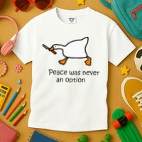 Murder Duck Untitled Duck Game Duck With Knife Meme Kids T-Shirt