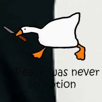 Murder Duck Untitled Duck Game Duck With Knife Meme Infant Baby Jersey Bodysuit