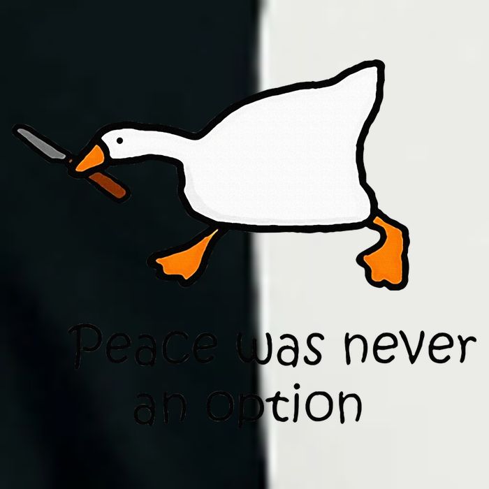 Murder Duck Untitled Duck Game Duck With Knife Meme Infant Baby Jersey Bodysuit