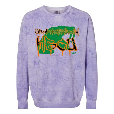 MDFL Designs Unapologetically HBCU FAMU Colorblast Crewneck Sweatshirt