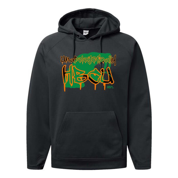 MDFL Designs Unapologetically HBCU FAMU Performance Fleece Hoodie