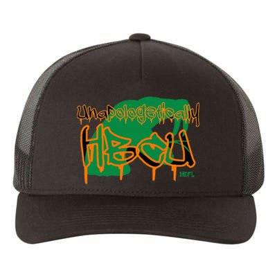 MDFL Designs Unapologetically HBCU FAMU Yupoong Adult 5-Panel Trucker Hat