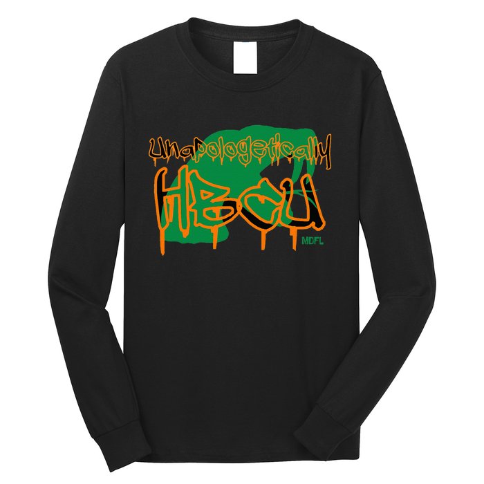 MDFL Designs Unapologetically HBCU FAMU Long Sleeve Shirt